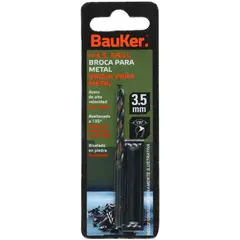 BAUKER - Broca para metal 3,5x70 mm