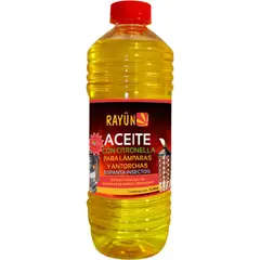 RAYUN - Aceite Para Lámparas Y Antorchas Repelente Insectos 1 Litro