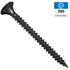 MAMUT - Tornillo Autoperforante Cabeza Phillips Yeso-Cartón 1-5/8 " 6 mm 500 Unidades