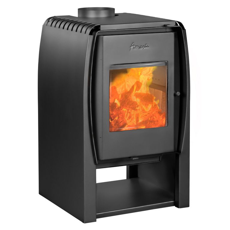 Estufa Leña Nordic 380 Gris Charcoal