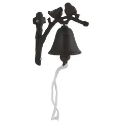 Just Home Collection - Campana para Puerta Diseño Pájaro