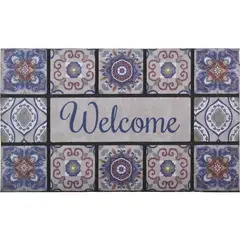 Just Home Collection - Tapete de Entrada Mosaicos 45 x 75 cm