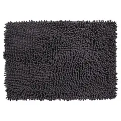 Just Home Collection - Tapete de baño Memorex de 43 x 61 cm Gris