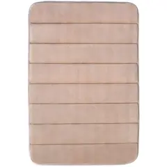 Casa Bonita - Tapete de baño Foam rayas beige 40x60 cm