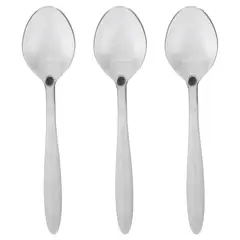 Just Home Collection - Set 3 cucharas té de acero inoxidable