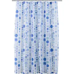 Just Home Collection - Cortina de baño puntos up 180x180 cm