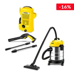 undefined - Combo  Hidrolavadora K2 Universal + Aspiradora Multiusos Metalica