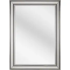 Just Home Collection - Espejo Decorativo Rectangular Reflejos de 78 x 108 cm Plata