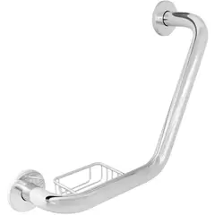 Sensi Dacqua - Barra curva con jabonera cromo