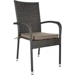 Just Home Collection - Silla Porto metal/ratán