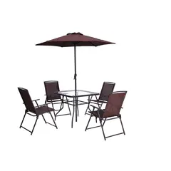 Just Home Collection - Juego de Comedor Menorca 4 Personas