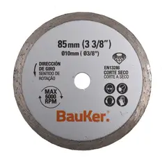 Bauker - Disco diamantado 85 mm para minisierra