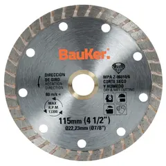 undefined - Disco diamant 4 1/2 turbo bauker