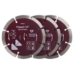 Karson - Pack 3 discos diamantados 4.5