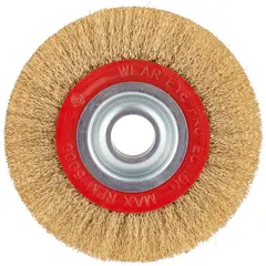 Bauker - 6" Grata circular, acero ondulado