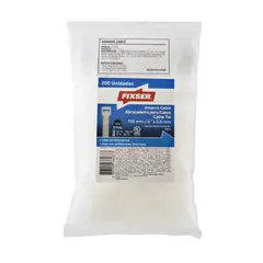 Fixser - Sujetacable blanca 100x2.5mm 200 unidades