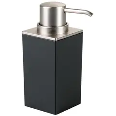 Idesign - Dispensador de jabón Clarity negro cromo