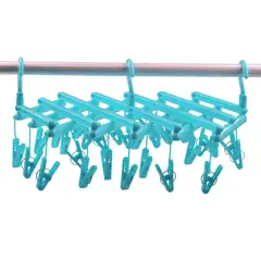 Kleine Wolke - Colgador tendedero extendible con 30 pinzas de 39 x 17 x 8 cm