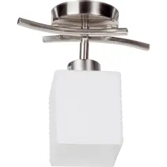 Casa Bonita - Lámpara de Techo Asturias Plata 1 Luz 60W E27