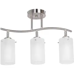 Casa Bonita - Lámpara de Techo Plata 3 Luces E27