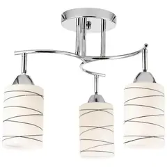 Casa Bonita - Lámpara de Techo Lugo Blanco 3 Luces 60W E27