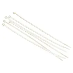 Fixser - Sujetacable blanca 7.6x700mm 500 unidades