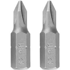 undefined - Puntas Atornillador #1 Phillip de 25mm 2 Piezas Bauker