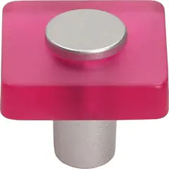 Fixser - Jaladera cuadrada abs metacrilato magenta