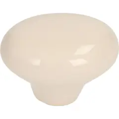 Fixser - Cerradura pomo porcelana beige flor 30 mm