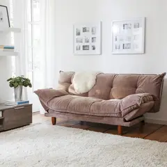 Just Home Collection - Futón Pillow Tela Almendra