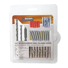 undefined - Set 43 accesorios para taladro bauker