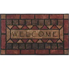 Just Home Collection - Tapete de Entrada Welcome 45 x 75 cm