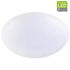 Casa Bonita - Plafón Led Color Blanco de Luz Cálida 12W