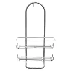 Idesign - Canasta para regadera plateada