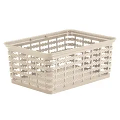 Rimax - Canasta decorativa taupé mediana 4 litros