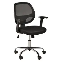 Just Home Collection - Silla PC Verona Negra