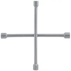 Autostyle - Cruceta Plateada Acero