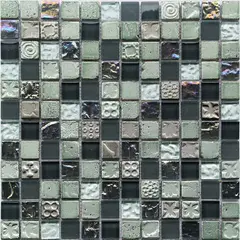 Holztek - Malla Piedra Negra 30x30 cm.