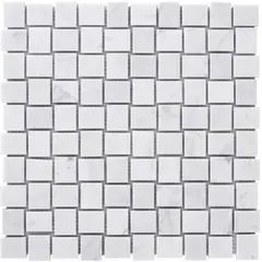 Holztek - Malla Piedra White Mármol 30x30 cm.