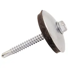 Fixser - Tornillos cabeza hexagonal 2 x 12 autoperforante 50 pzas.