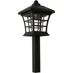 Just Home Collection - Estaca Solar Led Antique Negra