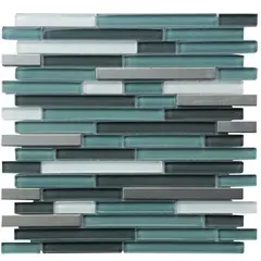 Holztek - Malla Vidrio Acero Decorativo 30 x 30 cm.