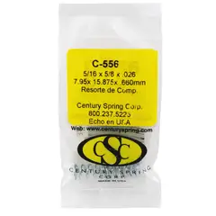 Century Spring Corp - Resorte compresión 5/16" x 5/8" x 26"