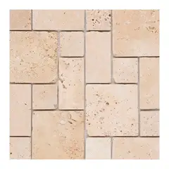 Holztek - **Malla Mosaico Travertine Classic 10.5x10.5