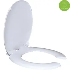 Sensi Dacqua - Asiento baño Platinum slow 92 redondo blanco