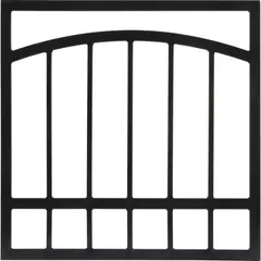 Sheriff - Reja de protección de aluminio para ventanas de 61 x 61 cm