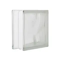 Foncer - Bloque de Vidrio Transparente 19 x 19 x 8 cm