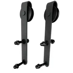 Acker - Kit corredera para puerta negro