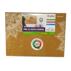 Alfra - Pizarra de corcho con diseño de mandala