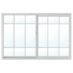 Multimarca - Ventana aluminio con protector 90 x 60 cm